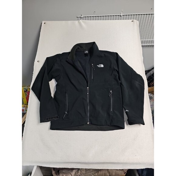 Men's North Face Black Apex Zip Up Jacket Medium - Picture 1 of 7